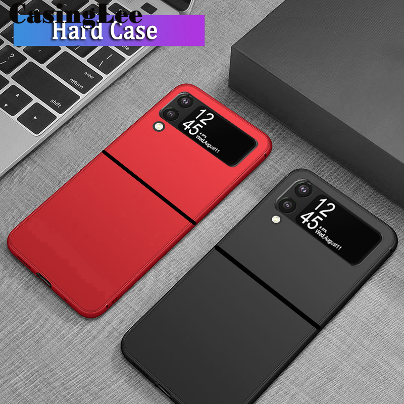 Casinglee for Samsung Galaxy Z flip3 case 3mm ultra-thin non-slip cell phone shell case for Samsung Z flipp3 back cover. 
