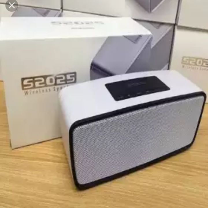 S2025 Bluetooth HIGH QUALITY SPEKAR WITH HEAVY BASS AND 3D SOUND Super Bass Bluetooth Wireless Mini Portable Multi Speaker. 