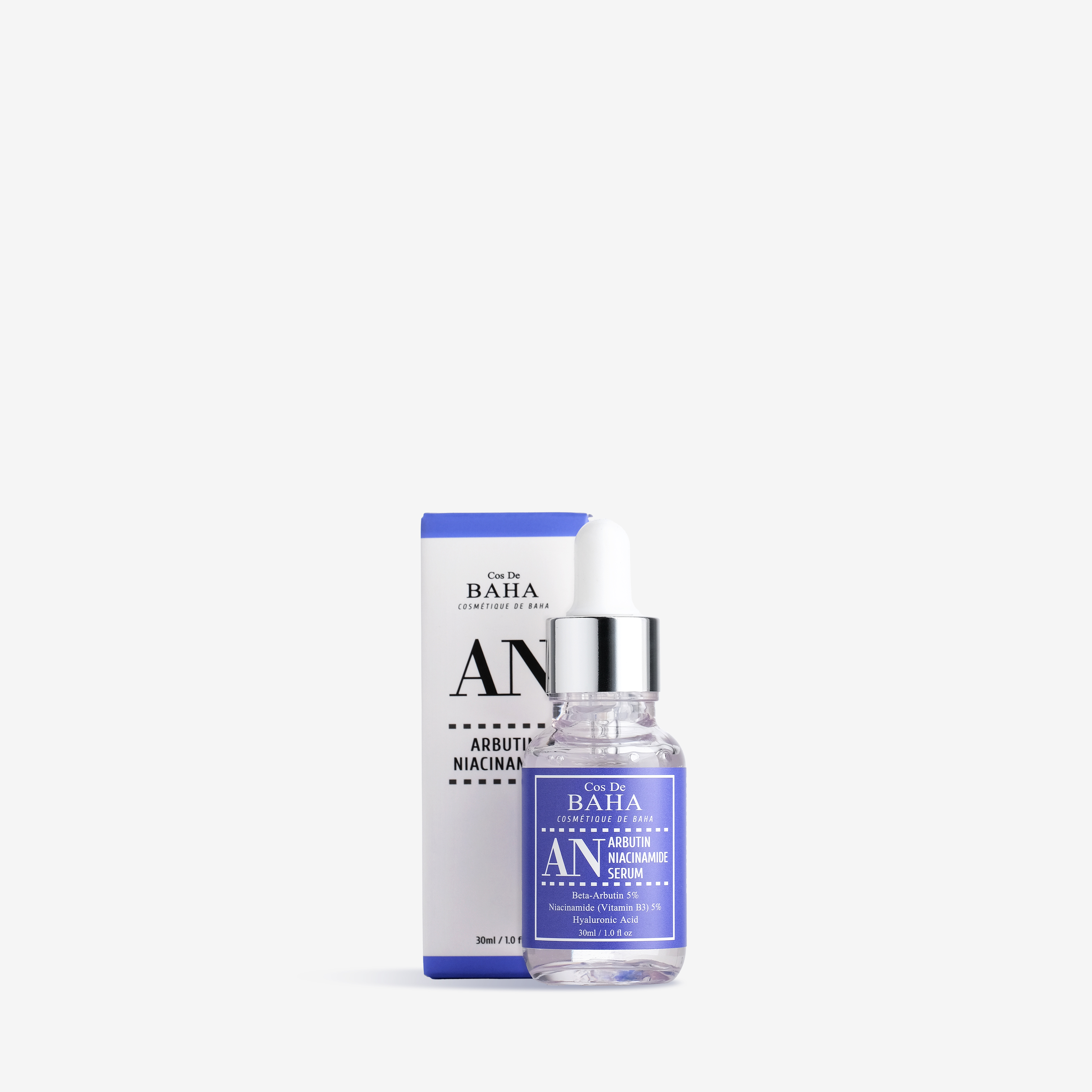 Cos De BAHA Niacinamide 5% + Arbutin 5% Serum (AN) 30ml. 