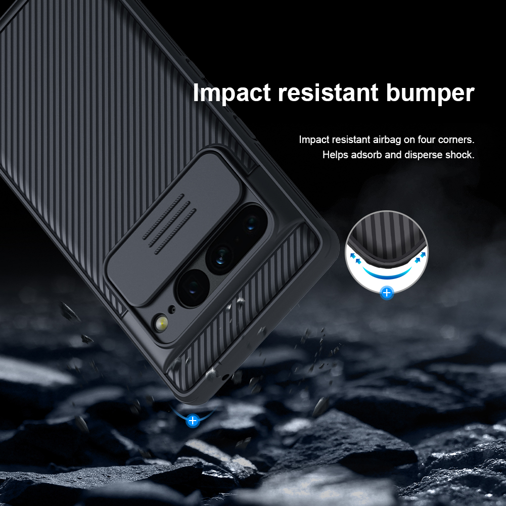 For Google Pixel 7 Pro 5G Case Camshield Slide Camera Protection Back Cover pixel7 Casing. 