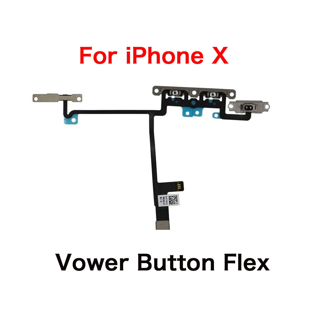 Internal Parts Replacement For iPhone X Front Camera Ear Speaker Power Volume Charing Flex Cable Taptic Engine All Screws. 