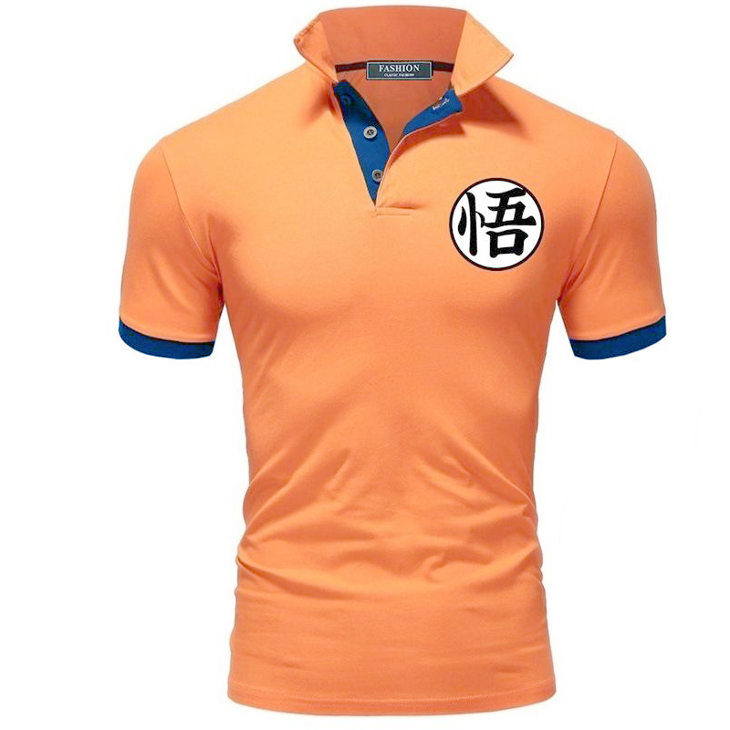 COMFY ORANGE SUMMER GOKU DRAGON BALL Z  THEMED T-SHIRTS JAPAN ANIME. 