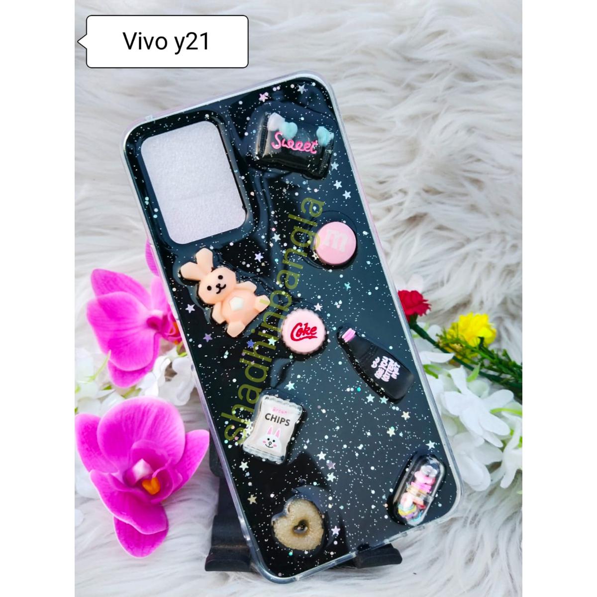Cover Per VIVO Y21, Y21S E Y33S - Custodia Antiurto Sottile Con Stampa Cartoon, Morbida Al Silicone, Adatta Per Ragazze