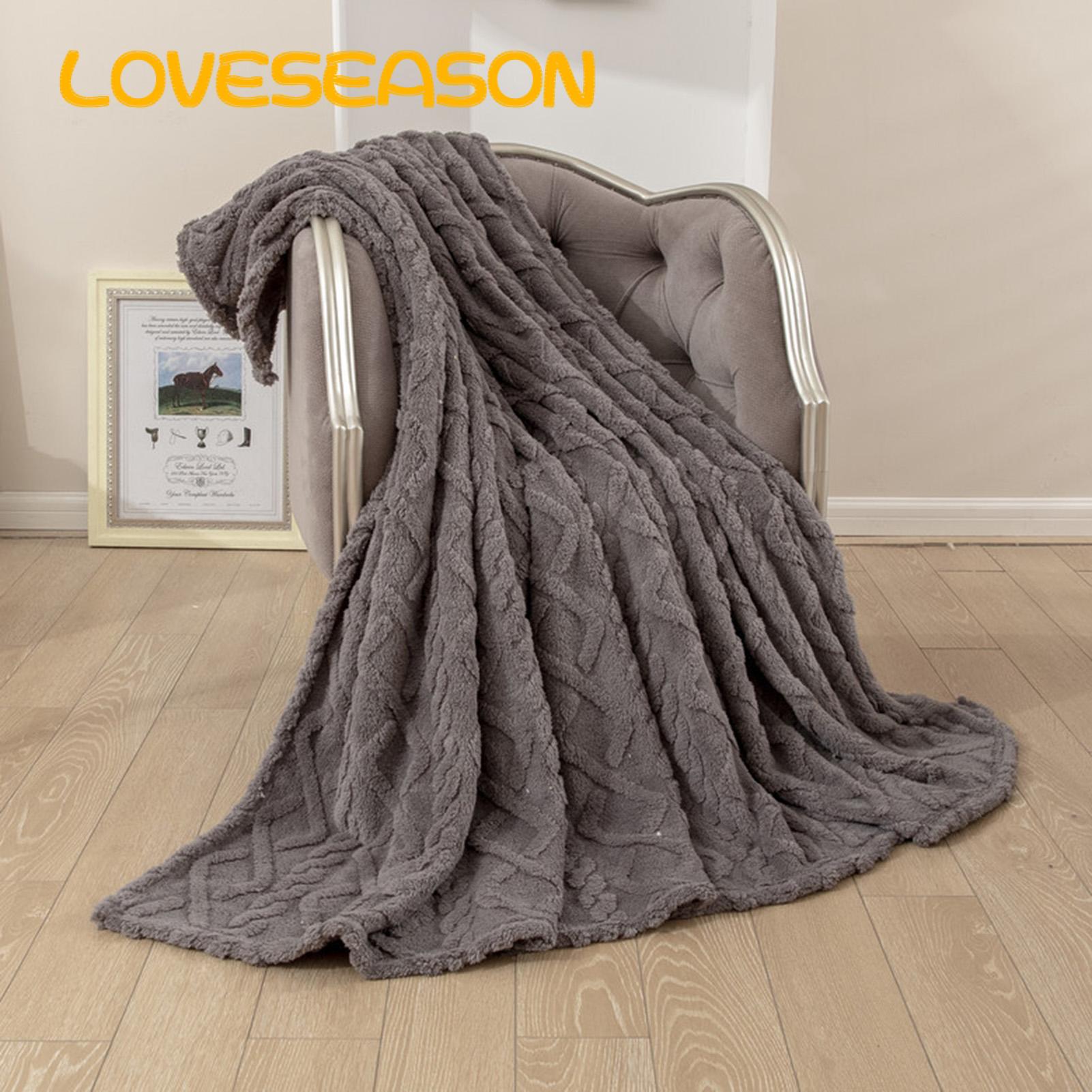 Warm Fleece Blanket Cozy Durable Solid Color Sofa Throw Blanket Super Soft Skin-friendly Bedding Blanket Easy to Wash Perfect for Homes Ultra-soft Throw Blanket. 