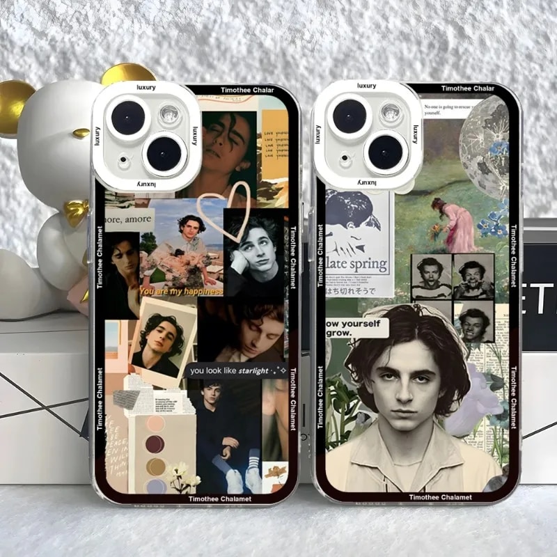 Timothee Chalamet Phone Case Case For IPhone 15 14 13 12 11 Pro Max Mini XS X XR SE 7 8 Plus Soft Angel Eyes Cover