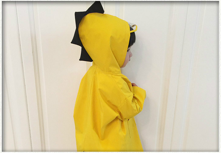 Waterproof Raincoat Walmart Kid Raincoat Cute Dinosaur Polyester