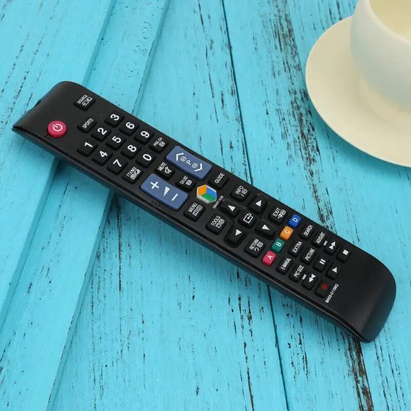 TV Smart Remote Control Replacement Use for SAMSUNG AA59-00581A AA59-00582A AA59-00594A 01198Q/C TV 3D Player Remote Control. 