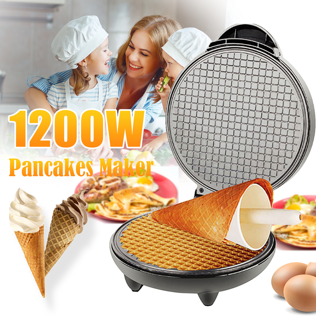 crepe in waffle maker