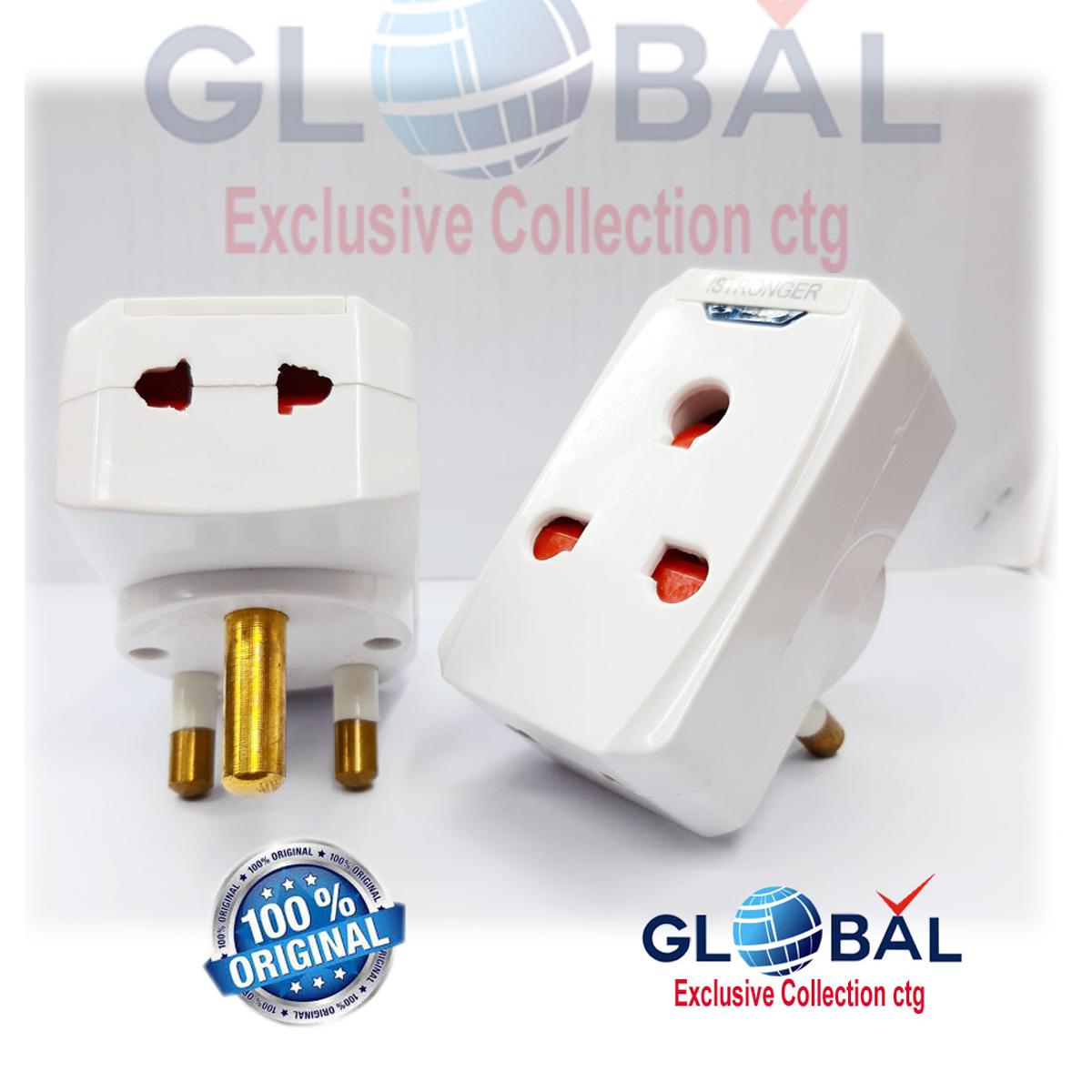 3 pin round plug,15 amp Multi Plug 15A 3-Pin Universal Socket Conversion Heavy Duty 1pcs - Multi Plug - Multi Plug