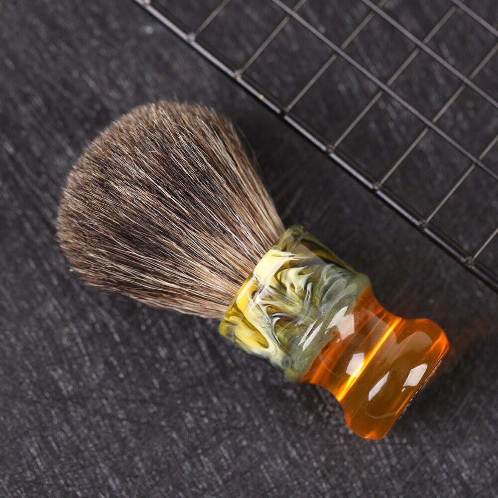 YAQI 22MM Sagrada Familia 100% Pure Badger Hair Resin Handle Men Wet Shave Brushes. 