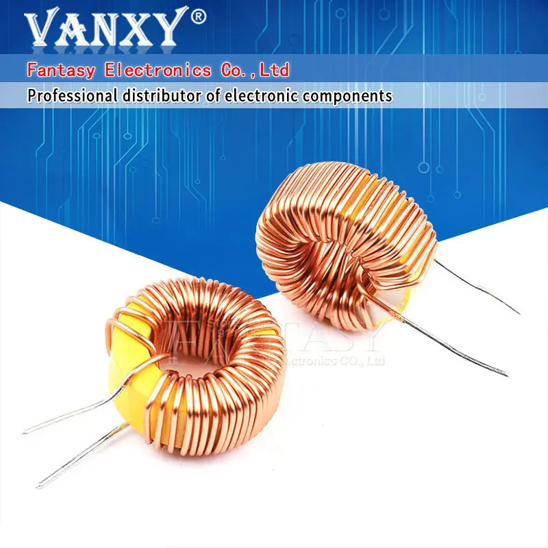 5pcs Toroid Core Inductor 3A Winding Magnetic Inductance 22uH 33uH 47uH 56uH 100uH 220uH 330uH 470uH Inductor For LM2596
