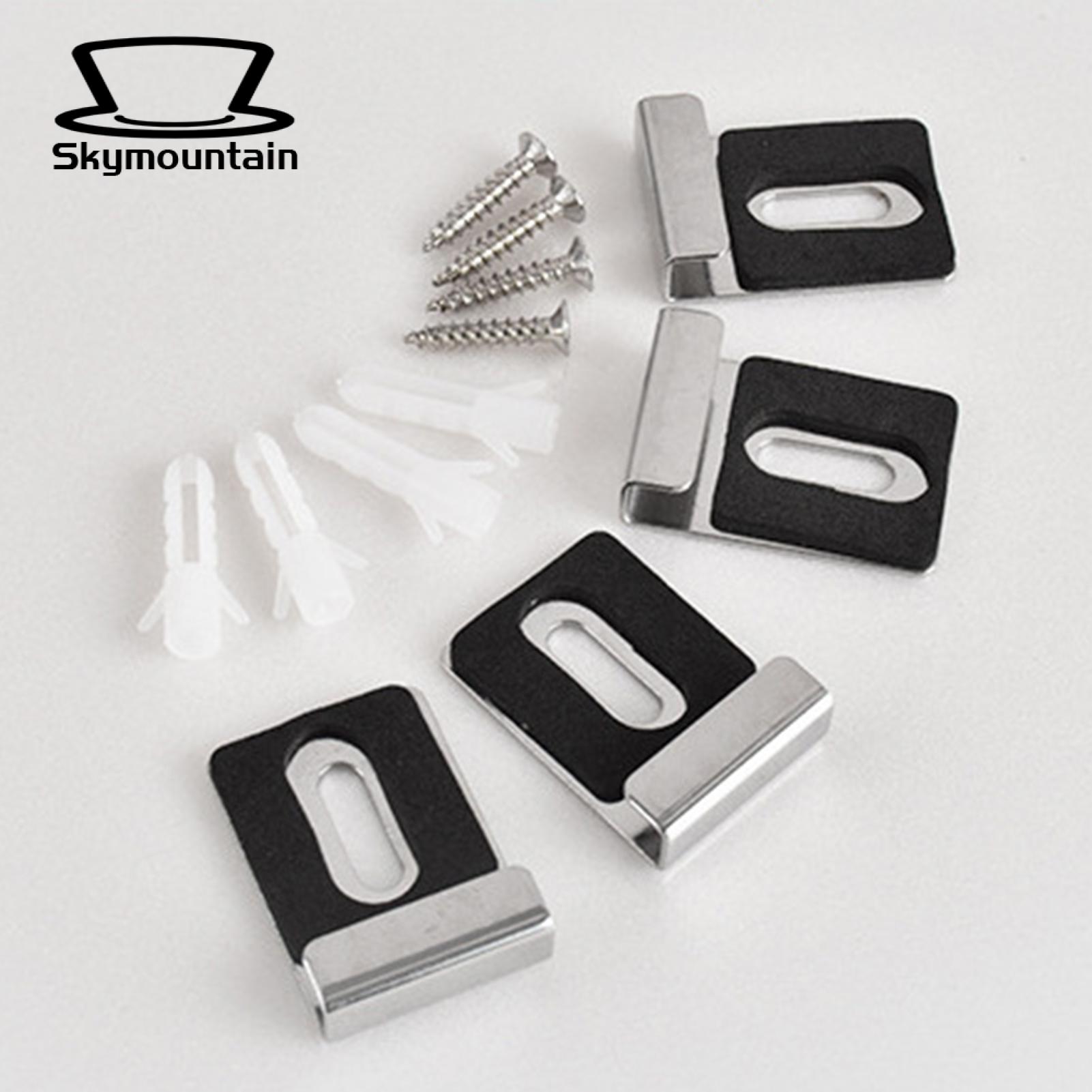 Heavy Duty Mirror Clamp Rustproof Metal Mirror Clips for Secure Wall Mounting Strong Load-bearing Wide Channel Hanger Kit for Large Mirrors Heavy Duty Retainer Clips Easy Installation Mirror Bracket. 
