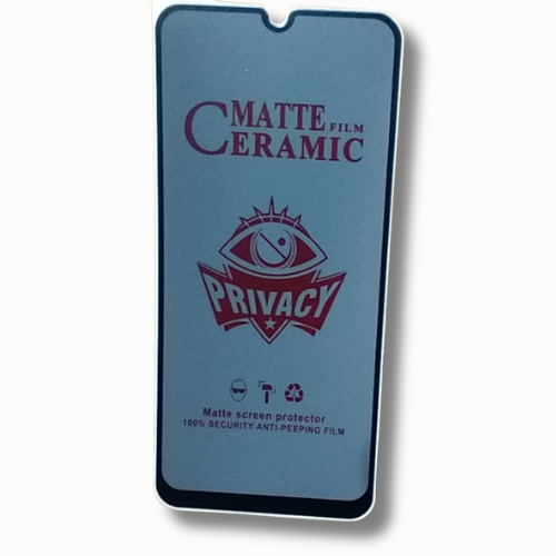 Privacy Matte Ceramic Film Screen Protector I SAMSUNG GALAXY M31 I Flexible and Not Fragile Anti-peeping Matte Ceramic Film Mobile Display Protector (Not Glass, Not Poly)