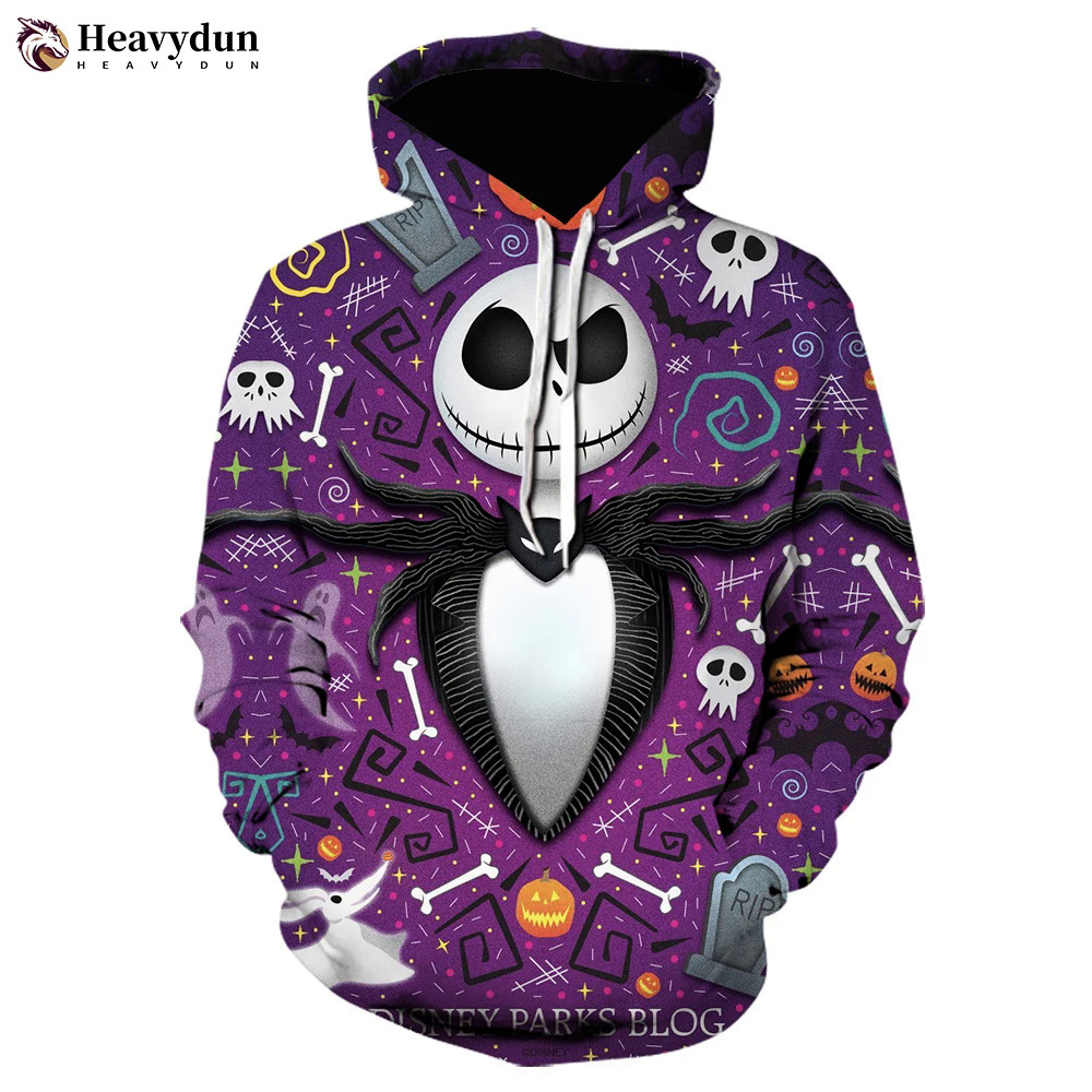 Halloween Hip Hop Hoodie Savage Gift Before Christmas Nightmare 3D Printed Men Casual Clothing America Mantle Gym Streetwear. 