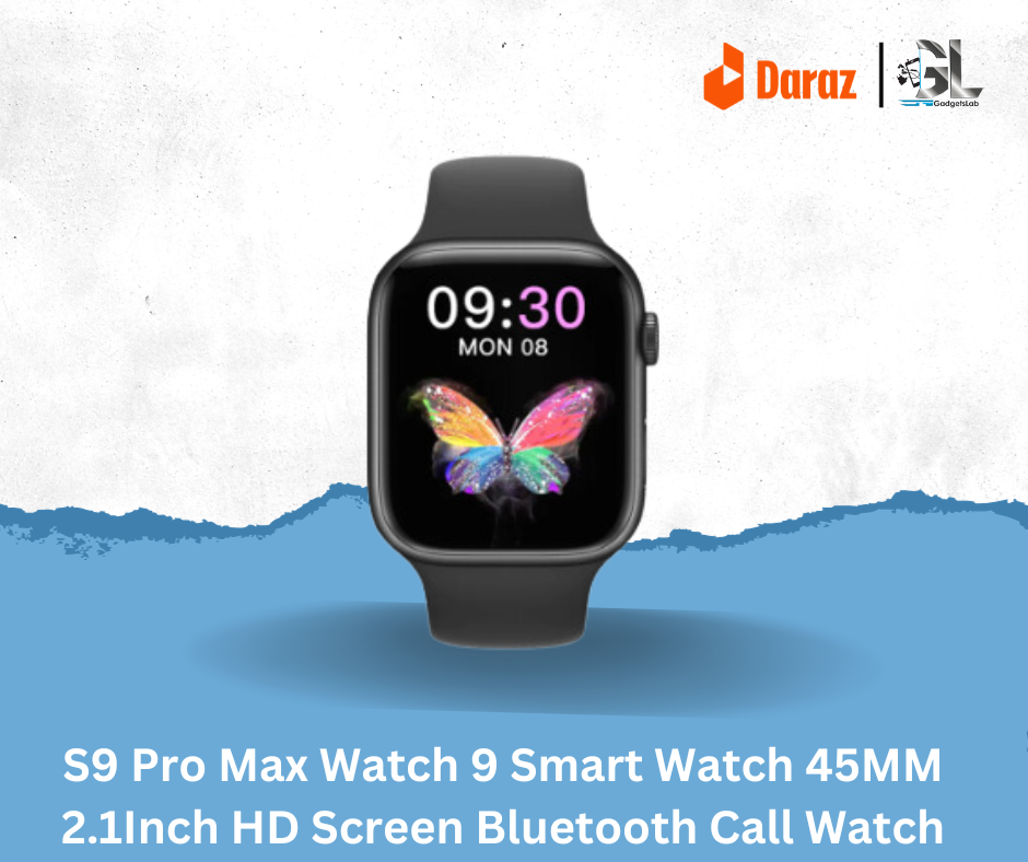 S9 Pro Max Watch 9 Smart Watch 45MM 2.1Inch HD Screen Bluetooth Call Watch Series 8 Wireless Charging Smartwatch BIG 2.1 INFINITE DISPLAY Watch Details & Specifications: Box Pack100% Original 1 Week Checking Warranty New Latest Model Series 8 Variant 2.1