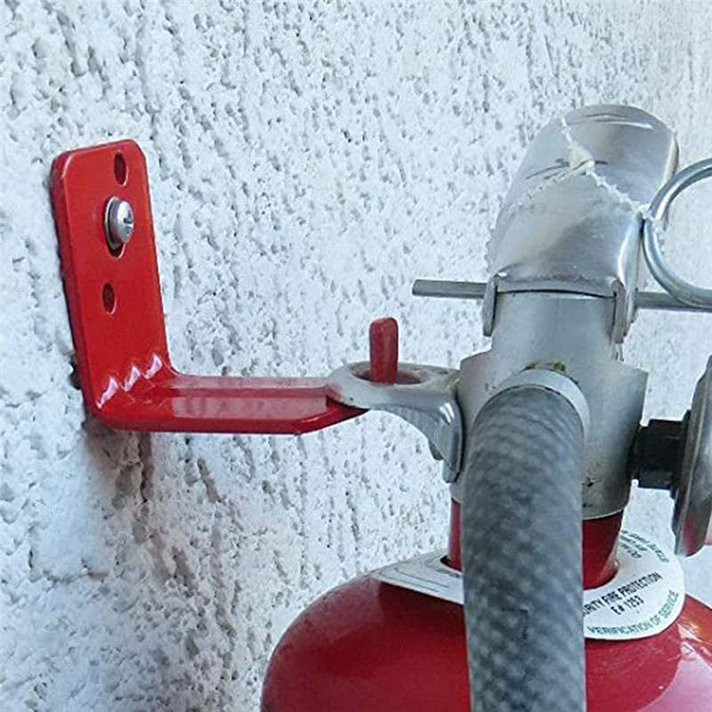 4 Pack Fire Extinguisher Bracket Fire Extinguisher Mounts & Brackets Universal Red Up to 20 Lbs. 