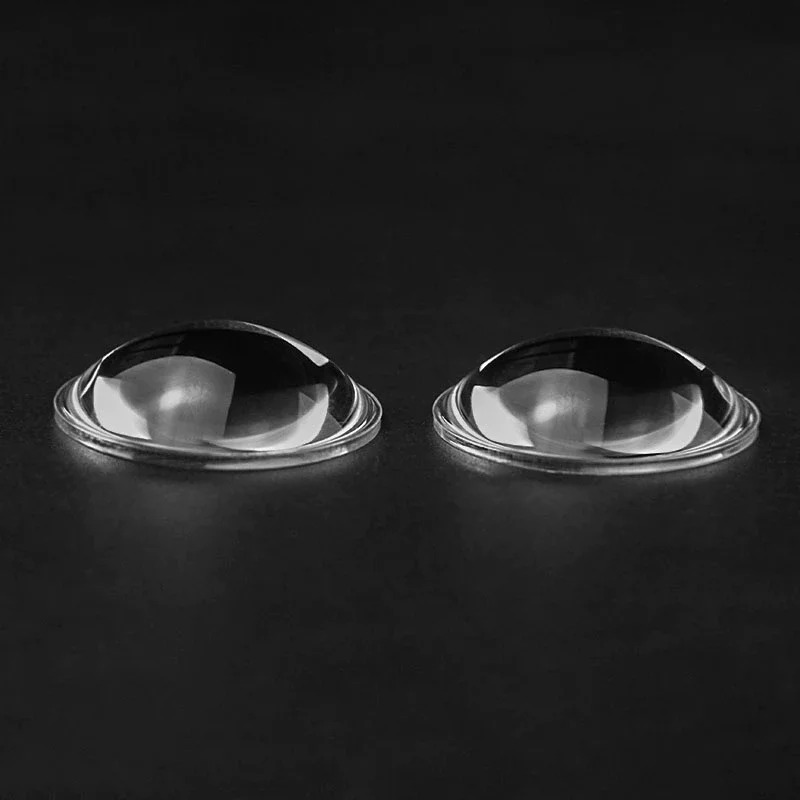 42-66mm Strong Focus Flashlight Lamp Cap Accessories Acrylic Magnifying Spotlight Led Convex Lens Focusing Lens Fishing Light. 