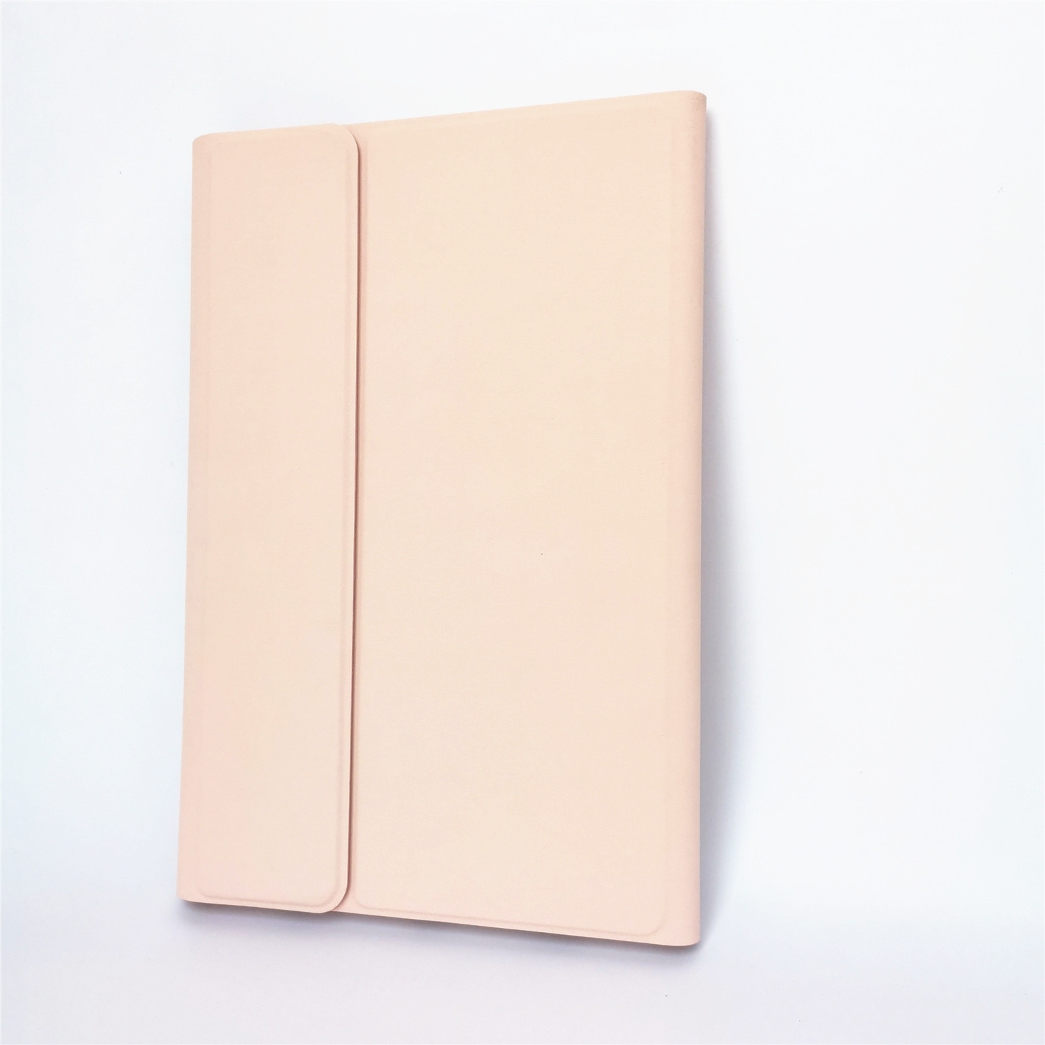 For Lenovo Pad Tab P11 11 inch TB-J606F LX110 Solid Color Detachable Square Keycap Bluetooth Keyboard Leather Tablet Case with Stand(Pink). 