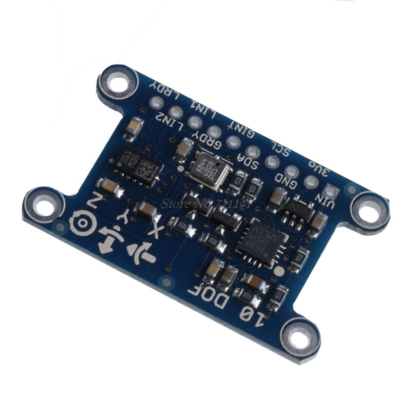 【happy one】10DOF IMU Breakout L3GD20 LSM303 BMP180 Attitude Sensor 3 Axis Gyroscope Module Dropship. 