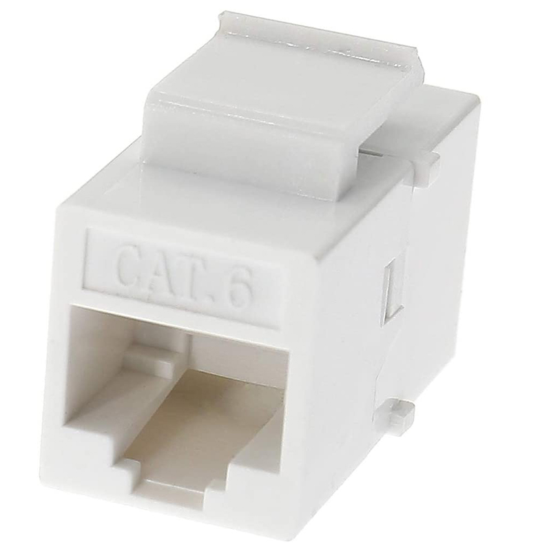 Ethernet Keystone Coupler, Cat6 RJ45 Keystone Jack Inline Female. 