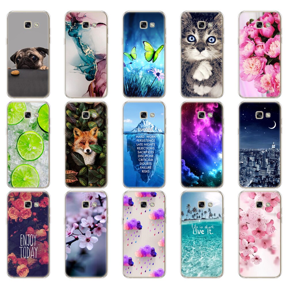 For Samsung Galaxy A3 2017 Case A320 A320F Silicon Soft TPU Back Phone Cover FOR Samsung A3 2017 Case Bumper Protective Coque. 