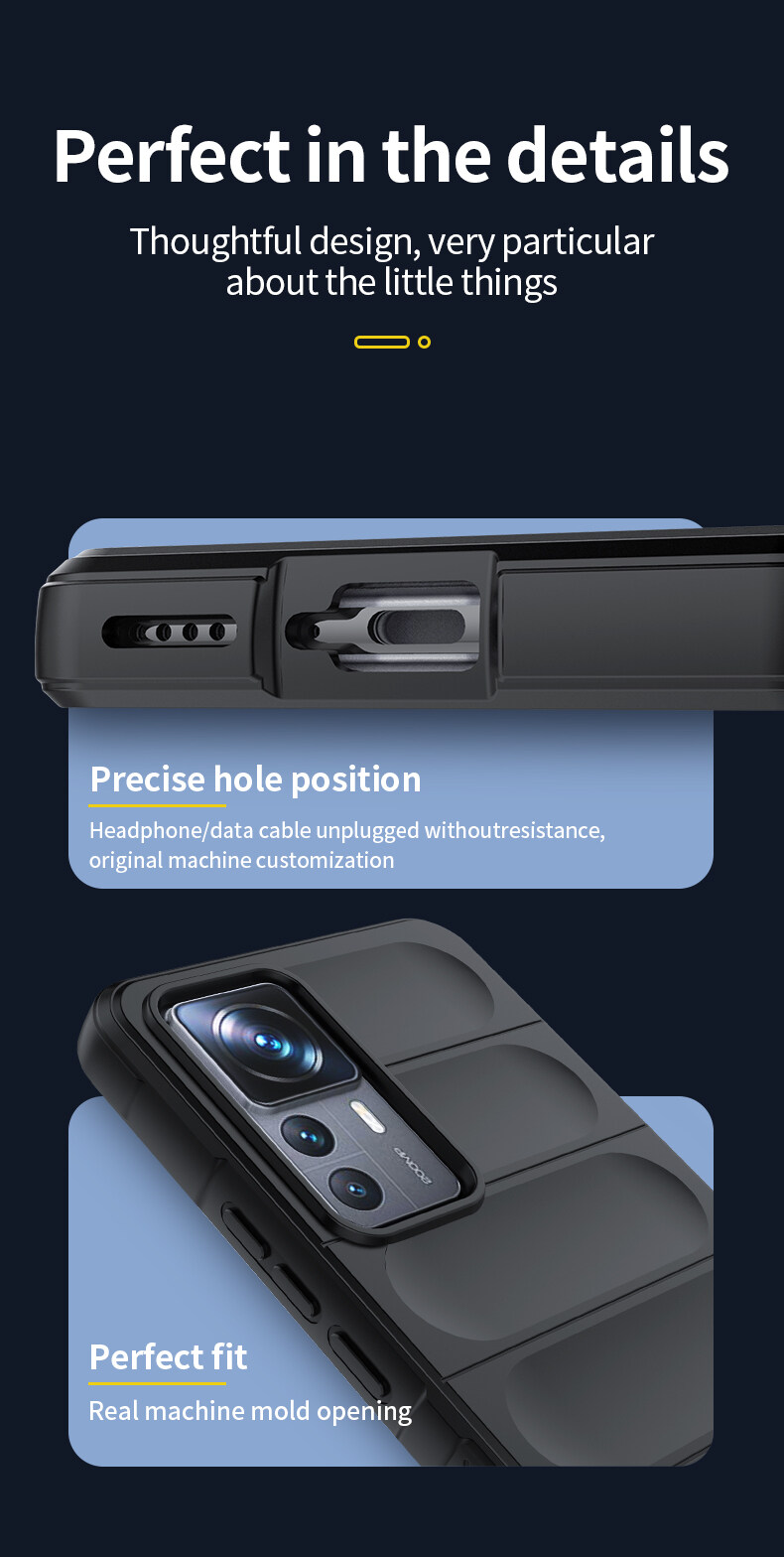 For Xiaomi 12T Pro Case Camera Protection Back Cover Shockproof Casing Shell Silicone Softcase. 
