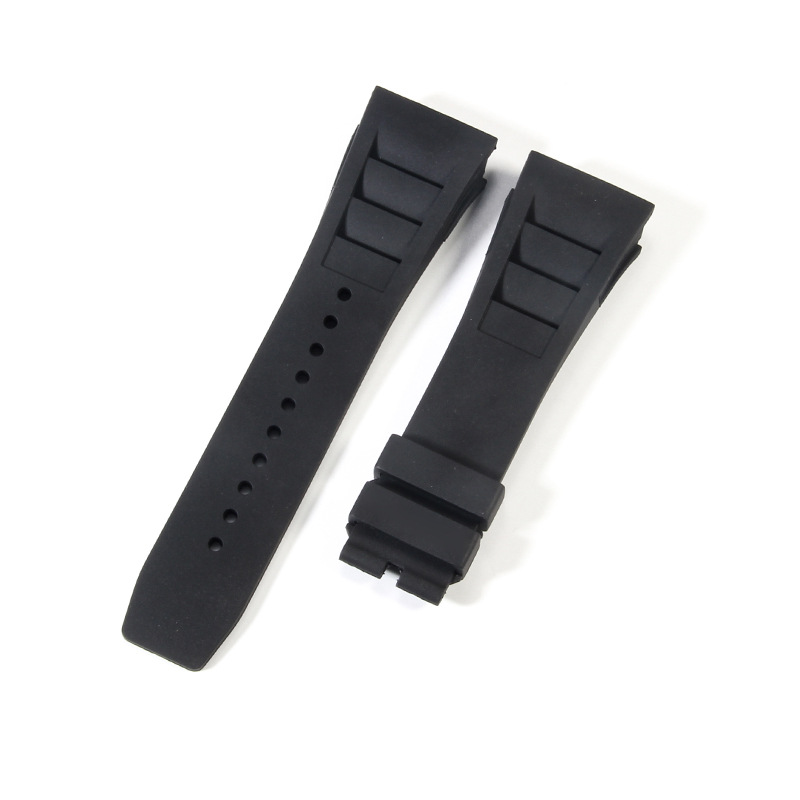 The screw-on rubber strap fits the RICHA Richard strap and the Miller silicone watch with RM-11 men's watch