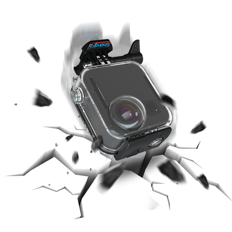 Sheingka for Gopro MAX Panoramic Sports Camera Bezel Underwater Case Multifunctional Diving Case Black & TTransparent. 