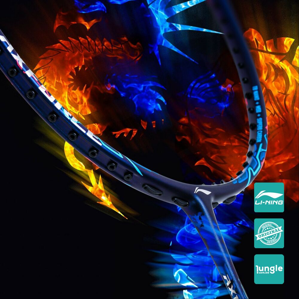 Original Li-Ning Axforce 90 Dragon Max Badminton Racket – Li Ning Badminton Racket - Premium Power for Attacking Professionals