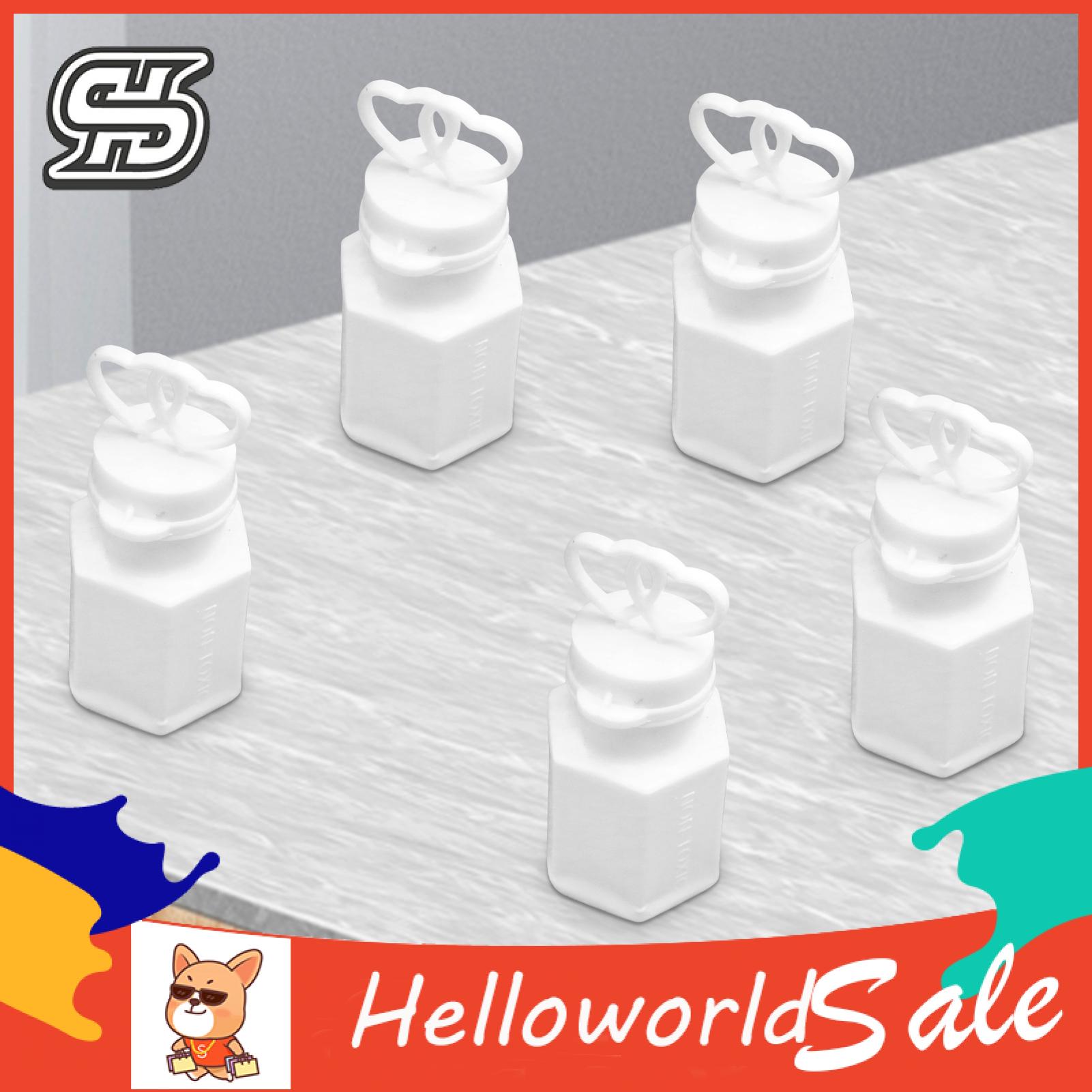 HelloWorld Bubble Maker Bottle Multipurpose DIY Empty Wedding Bubble Bottles Mini Tubes. 