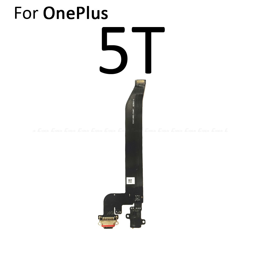 Type C USB Charging Charger Port Flex Cable Parts For OnePlus 3 3T 5 5T 6 6T 7 7T 8 9 Pro 8T 9R 9RT Connector Board Flex Cable Parts. 