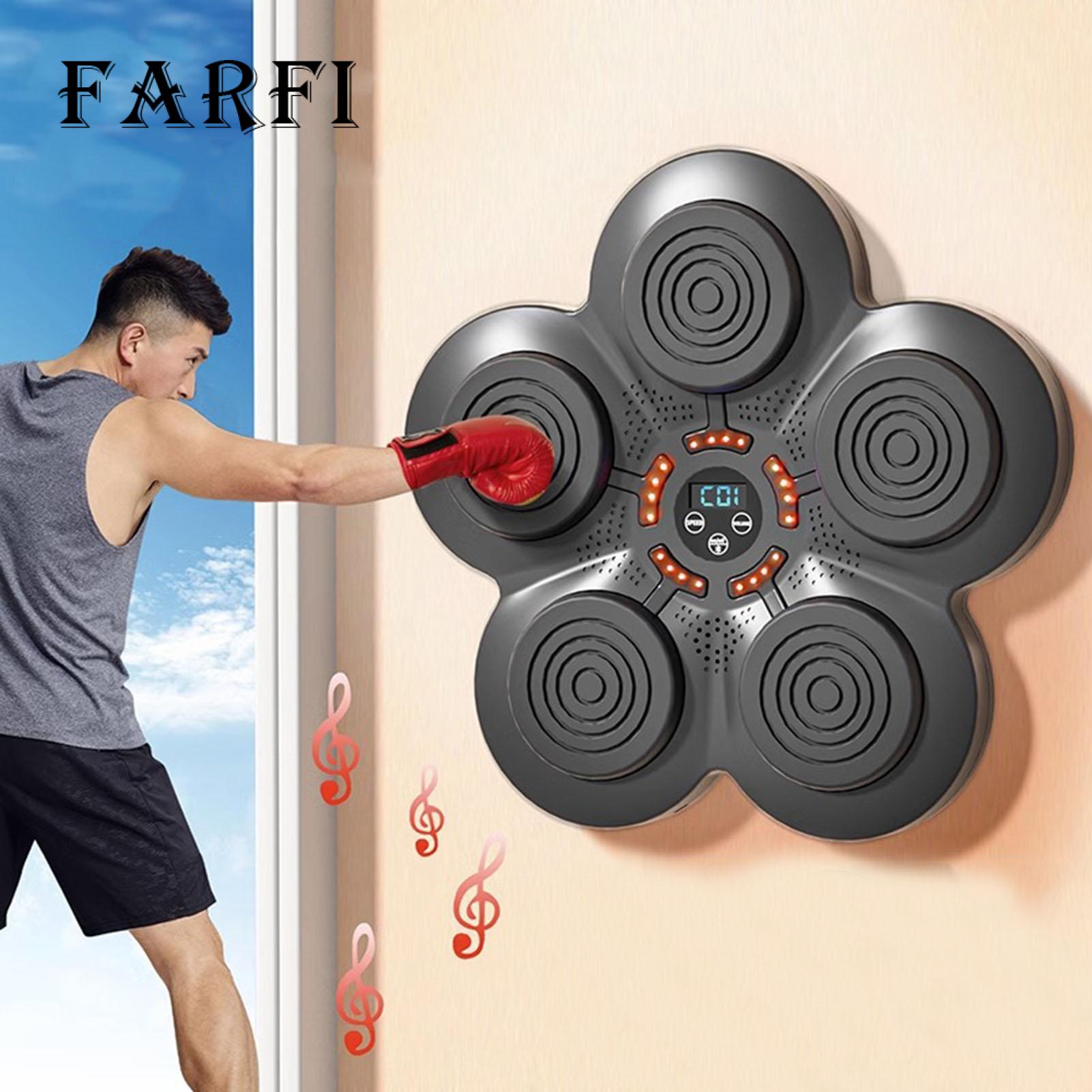 Wall-mounted Boxing Machine Smart Bluetooth Music Boxing Machine Adjustable Speed Wall Mounted Punching Equipment for Smart Boxing Machine. 