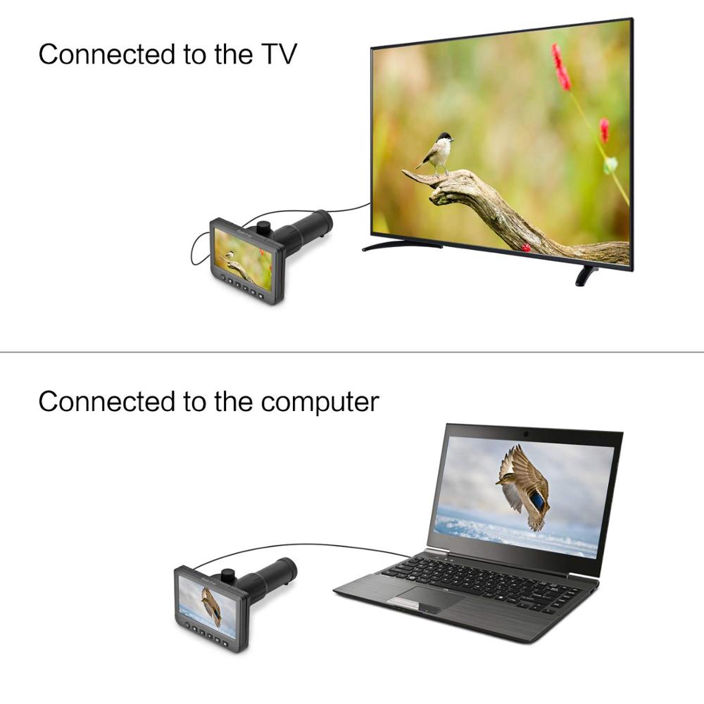 5 50x Digital Telescope Monoculars Binoculars Camera 1080P Video Photo Recorder Portable Digital Camera Telescope for Watching. 