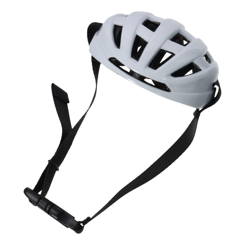 for Small Puppy Cat Motorcycle Dog Helmet White Small Cat Helmet with Adjustable Belt Head Protection. 