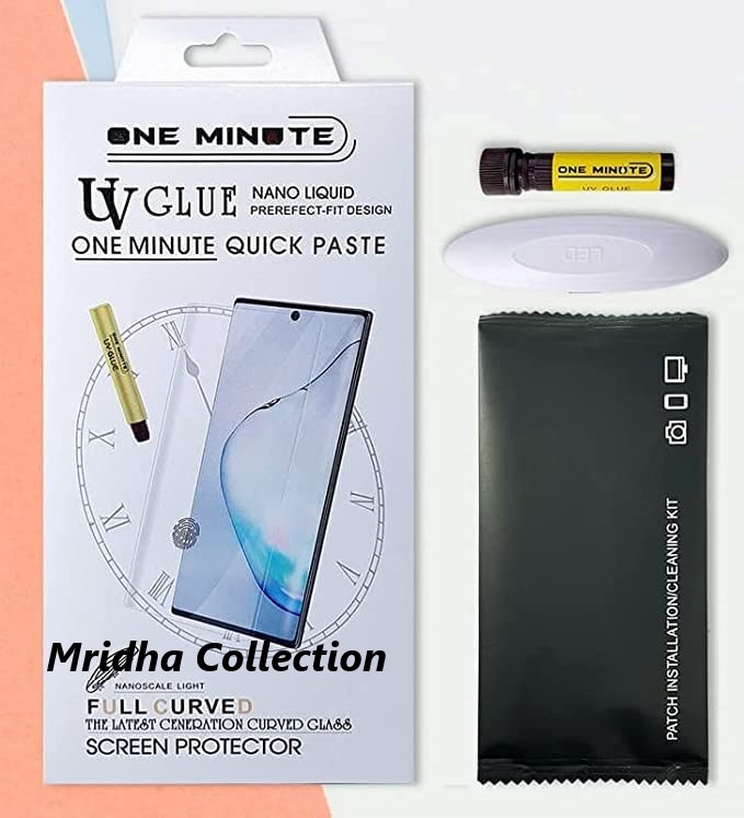 Oppo Find X3 Neo 5G (A+ GRADE) Premium UV Tempered Glass Screen Protector Curved with Liquid Glue and UV Light -Transparent Clear. 