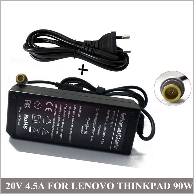 20V 4.5A 90W Laptop Adapter Power Adapter Charger 40Y7657 For Caderno IBM Lenovo ThinkPad W500 T430u Twist S230u. 