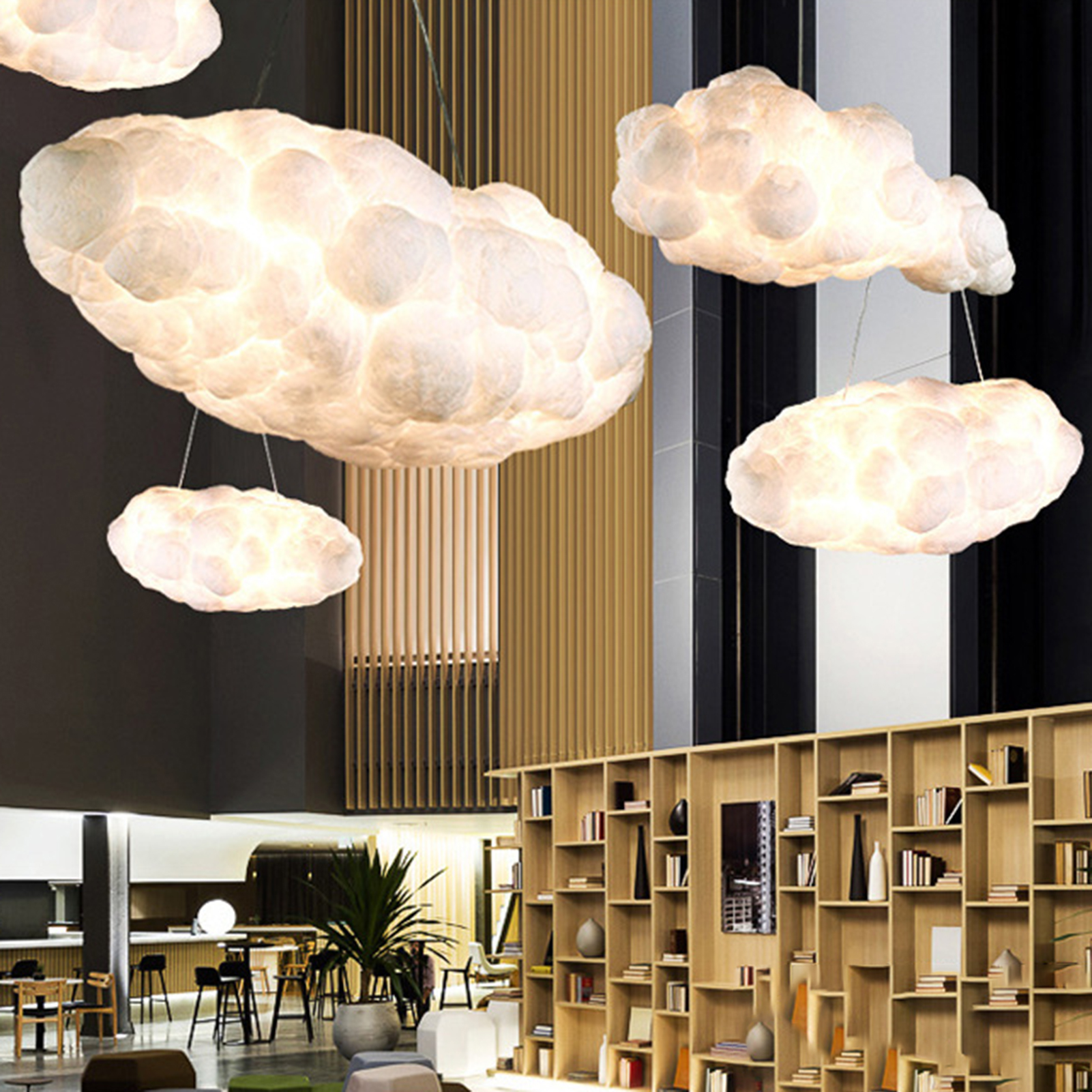 Cloud Light Low Consumption Safe Delicate DIY LED Hanging Cloud Lamp. 