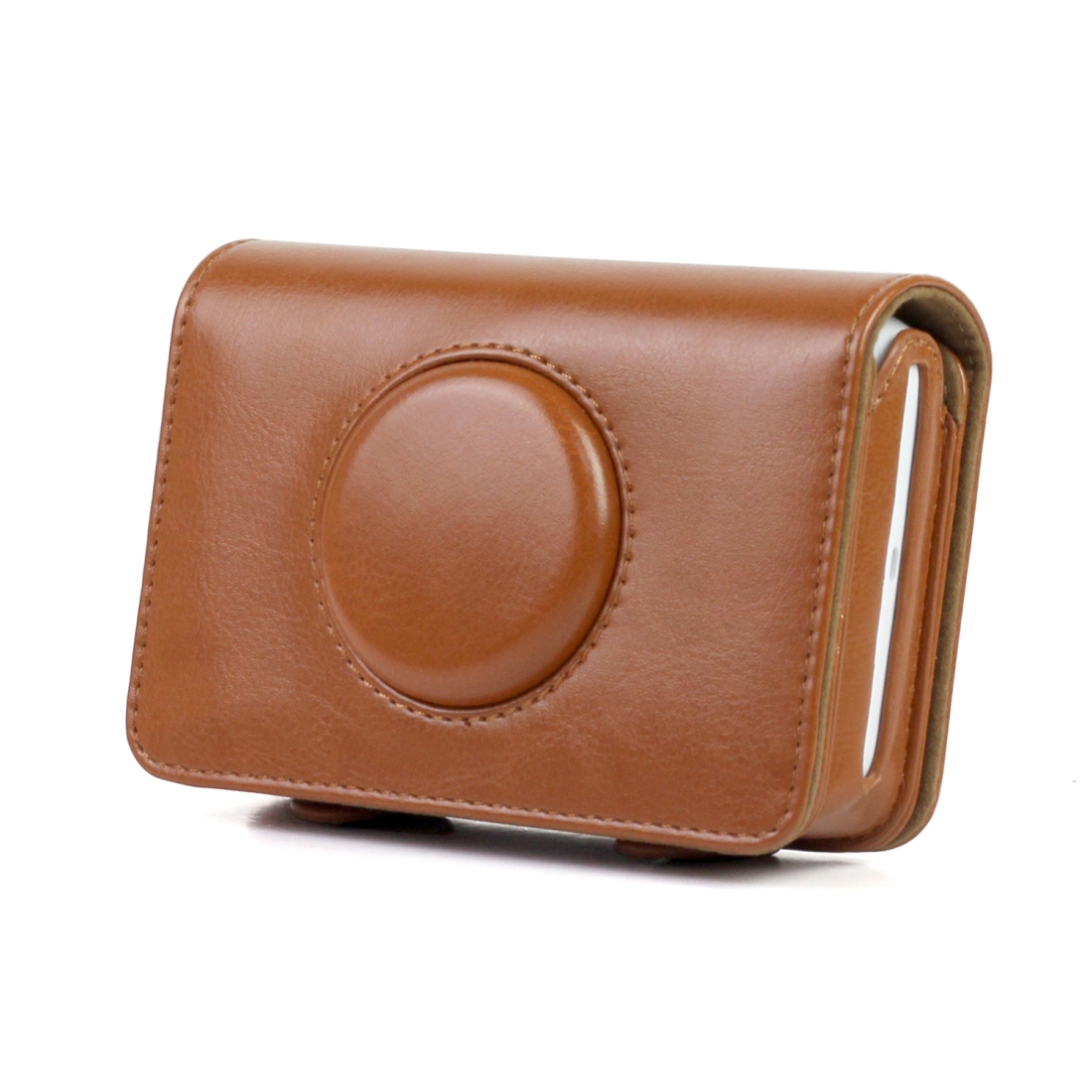 (Not a Camera) Solid Color PU Leather Case for Polaroid Snap Touch Camera