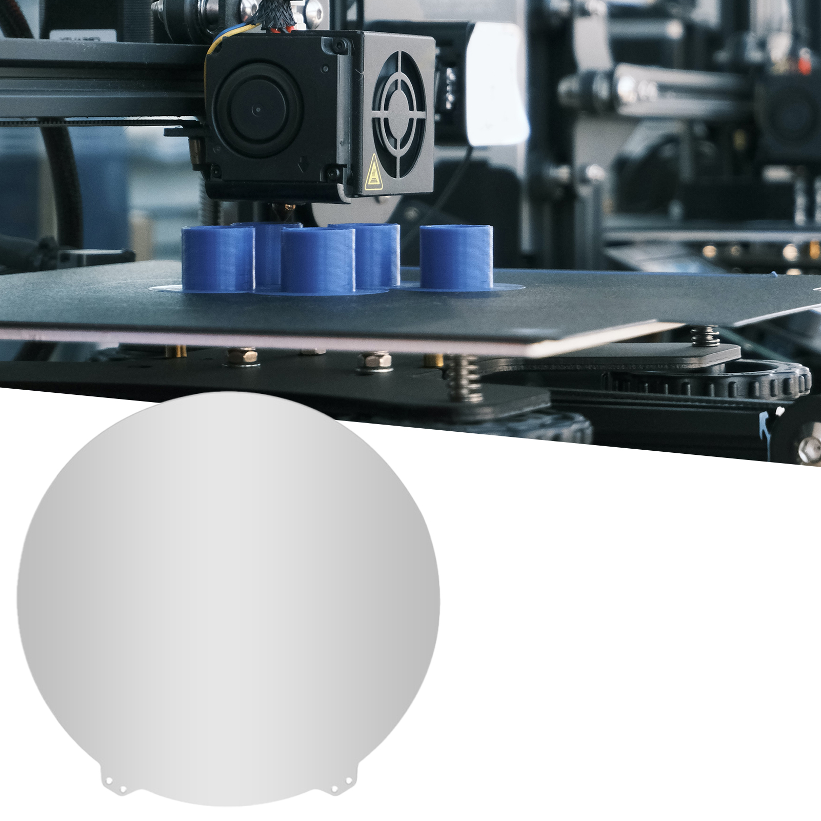 Spring Steel Sheet Plate Wear-resistant PEI Spring Steel Plate with Magnetic Base. 