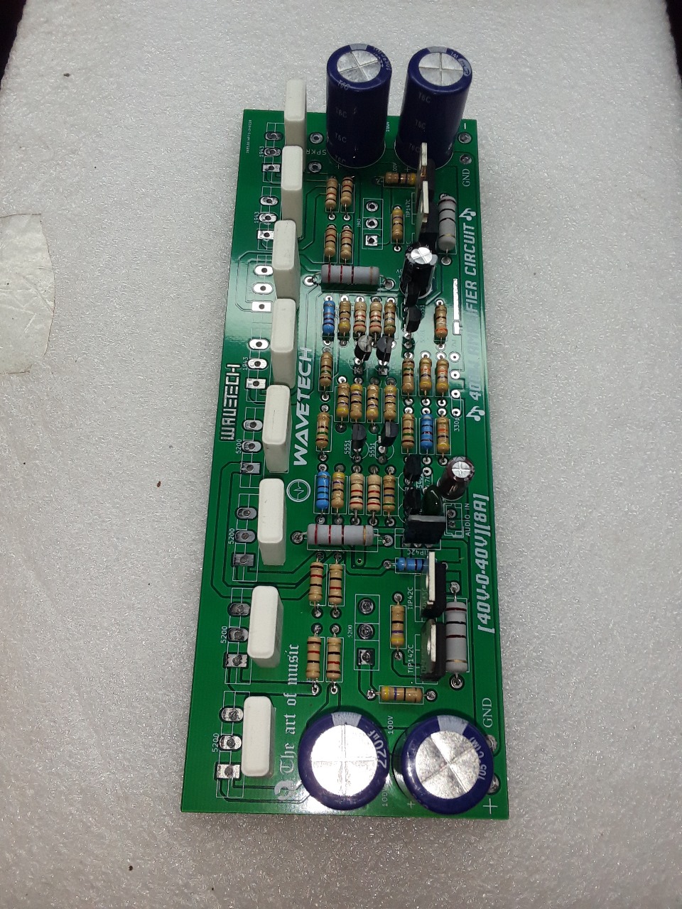 300W 8 Transistors amplifier circuit board of 2sa1943 and 2sc5200. 