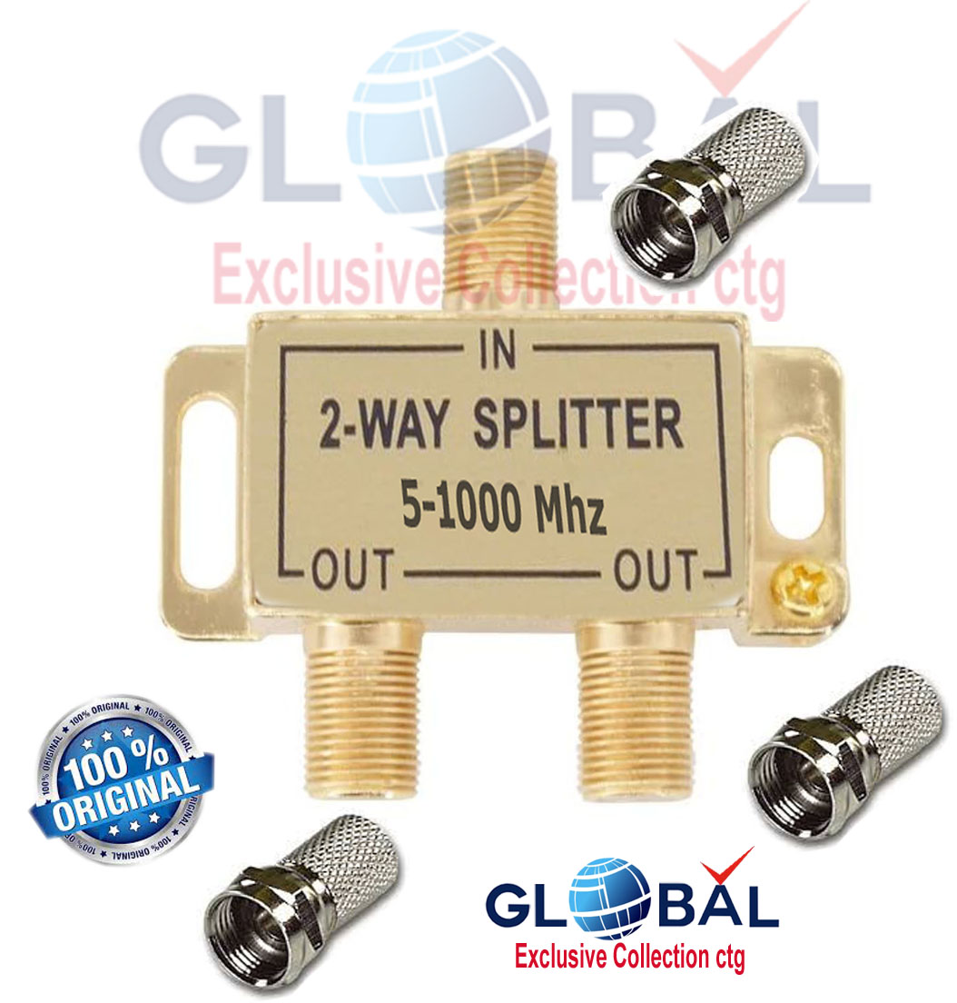 2 Way Cable Splitter Satellite Multiswich Signal Mixer Diplexers 1set. 