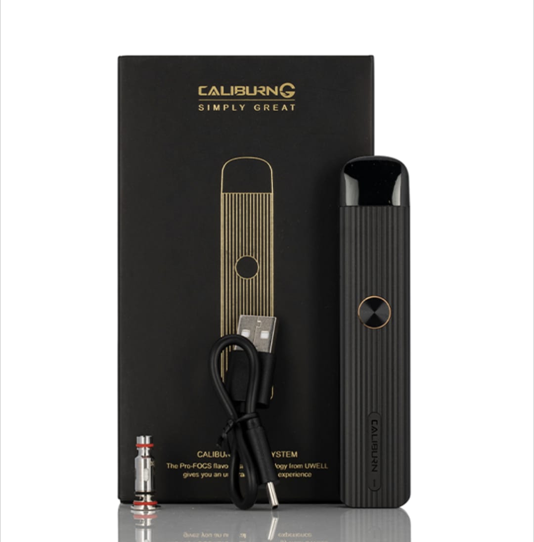 Vape UWELL CALIBURN G 18W POD SYSTEM Disposable Vape e-Cigarette Without Liquid. Gaft Flaveor 1