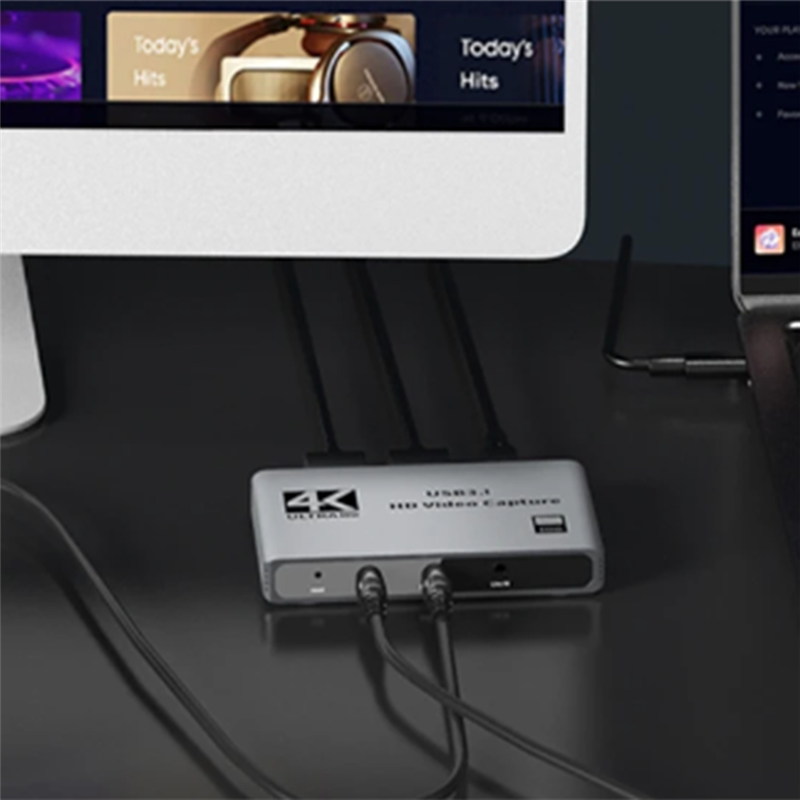 USB3.1 Video Capture Board IT9325TE Input 4K60Hz Output 4K30 1080P 120FPS SDR HDR for 5 Steaming Placa Easy to Use. 