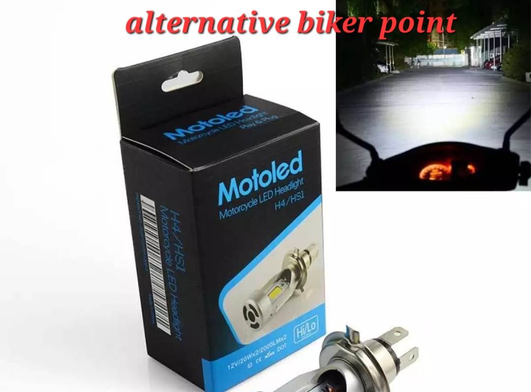 Moto LED Headligh white For Any BikeDual Beam 20W X2 2000lm Motorbike H4 LED Lights/Alternative Biker Popint