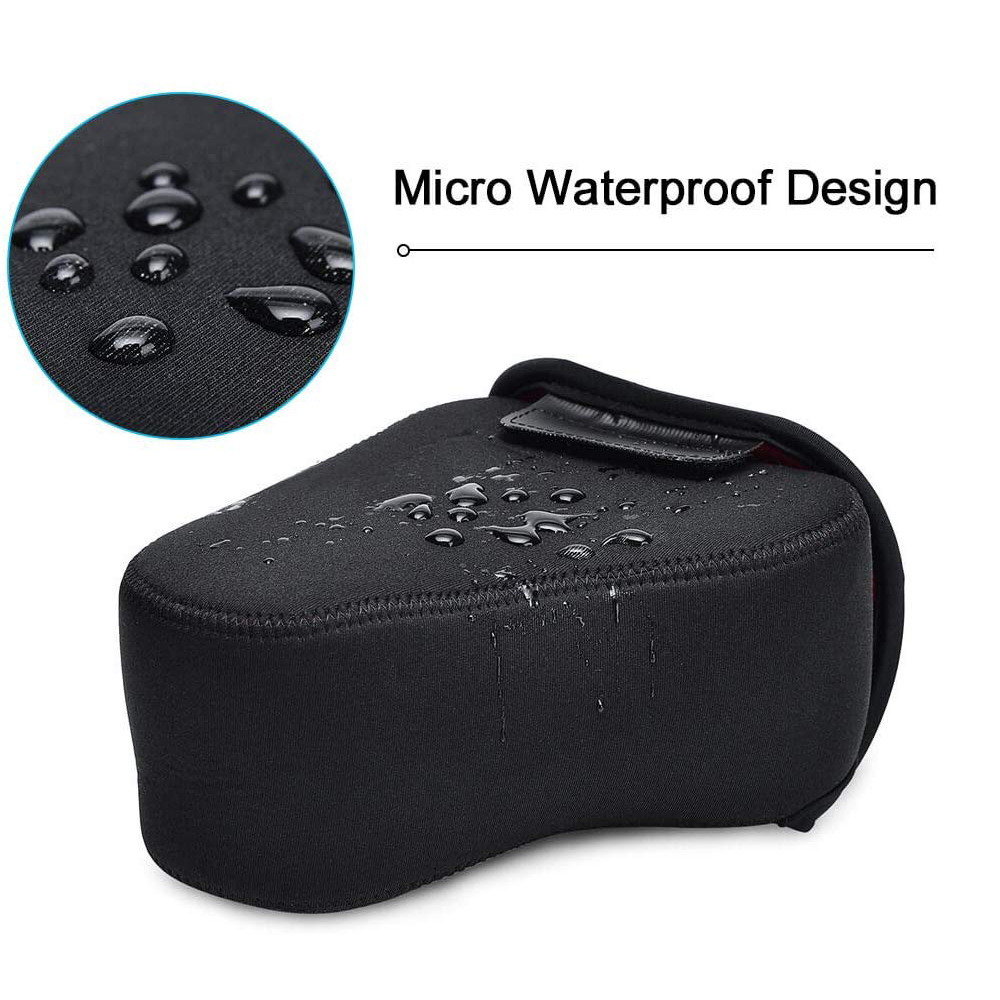 Neoprene Camera Bag Soft Case For Canon EOS 90D 850D 800D 80D 77D 7D 760D 750D 700D 650D 600D 550D 500D 450D 400D 18-55mm Lens. 