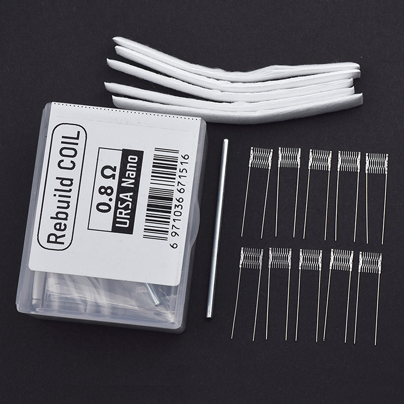 DIY Tool Rebuild Kit Mesh Coil Resistance Wire Replacement Accessory For URSA Nano 0.8/1.0ohm Eatop. 