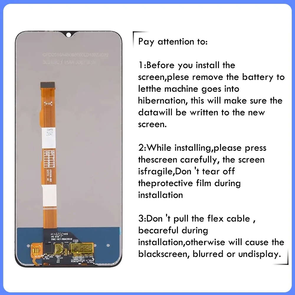 100% Test For Vivo Y01 Y02s Y21a Y21G Y21T Y21E LCD Display Touch Screen Digitizer Replacement For Vivo Y21 V2111 Y21S V2110 LCD. 