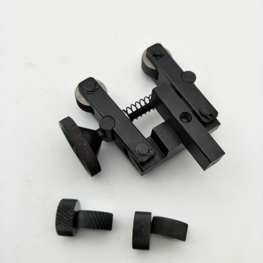 Mini Size Lightweight Portable Knurling Knurler Tool Holder Linear Knurl Tool Lathe Adjustable Shank with Wheel. 