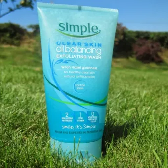 simple exfoliating wash