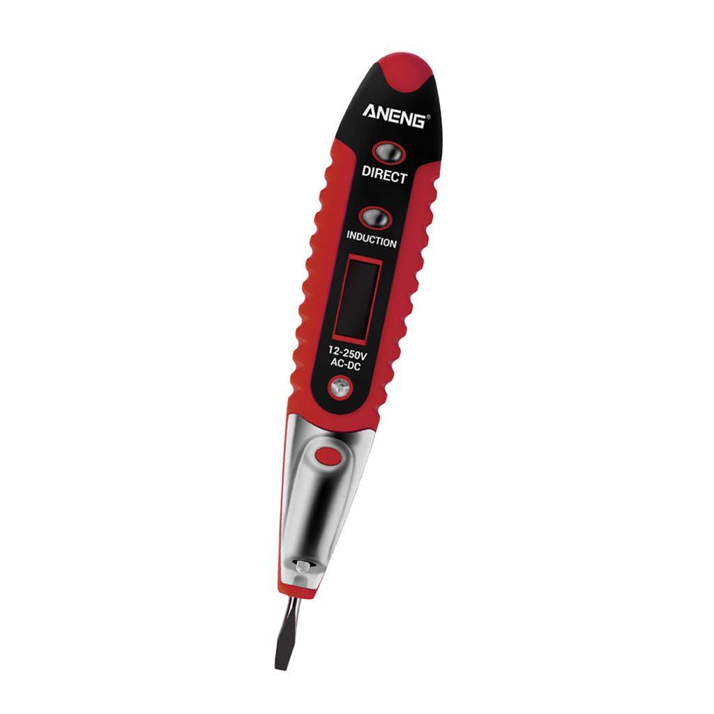 Digital Tester Pen AC/DC 12-250V LCD Display Electrical Accessories. 